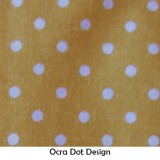 Ocra Dot Design Fabric